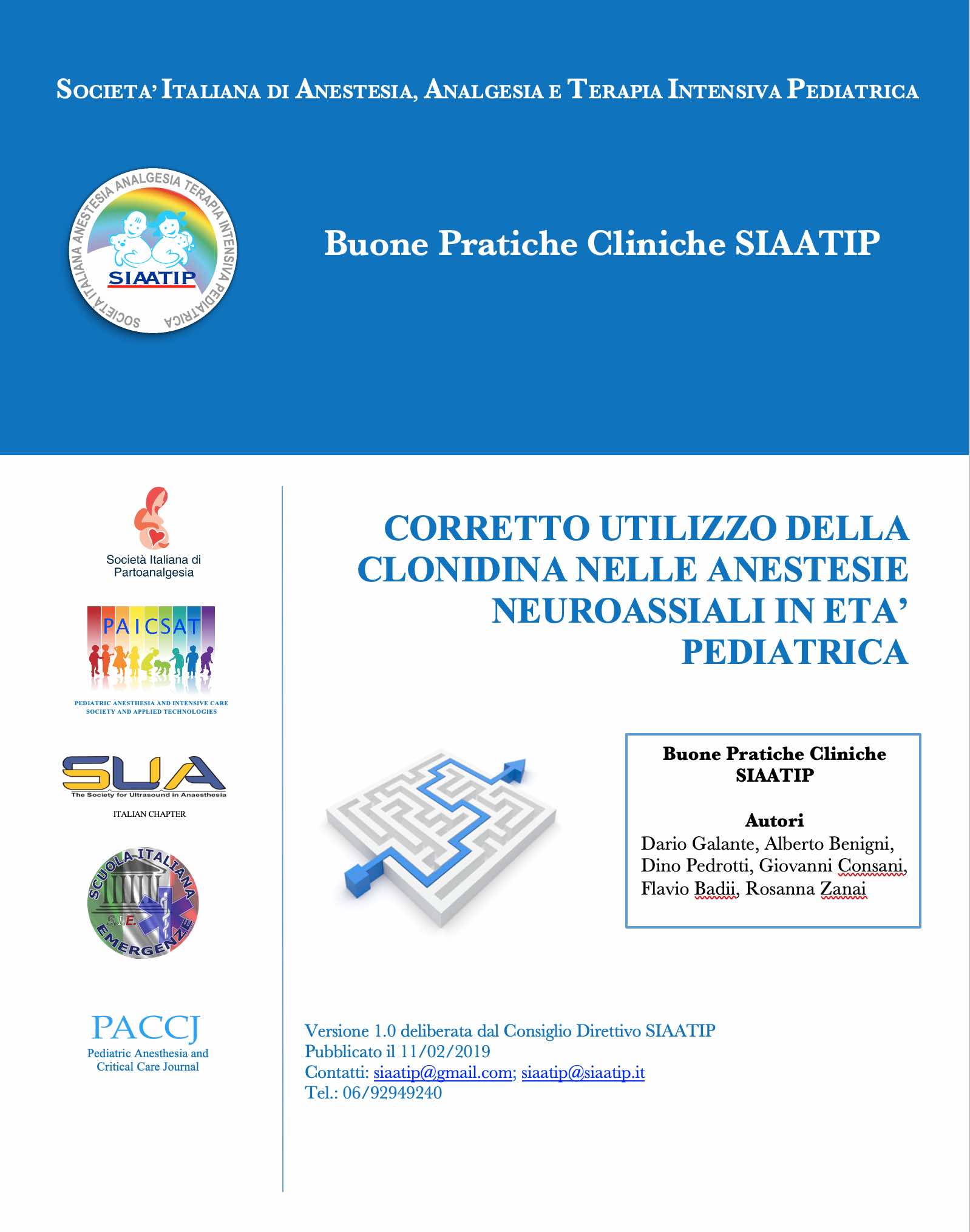 buone pratiche cliniche clonidina